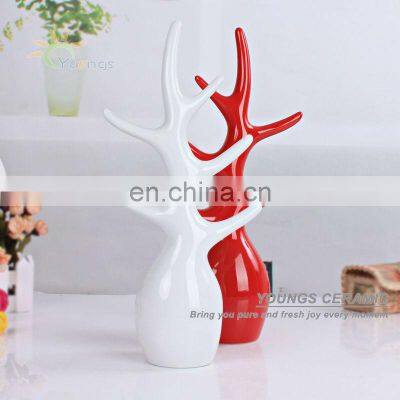 Jingdezhen modern ceramic family tree sculpture decoration for sale