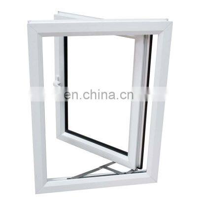 AS2047 Australian Standard French Vinyl Casement Windows House UPVC PVC Double Glass Windows photo-3