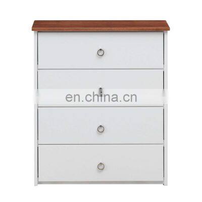 Factory Supply Customize Wooden 4 Drawers Chest Furniture For Sale