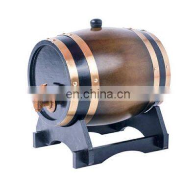 5L Oak Barrels Wooden Barrel Wine Barrels for Storage Aging Wine Whiskey Spirits photo-2