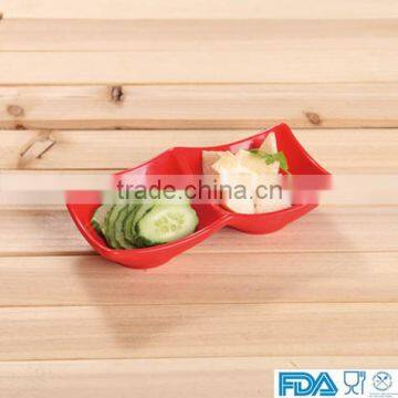 FDA/LFGB Kitchen Ware Multi-function Silicone Dish Double Lattice Dish