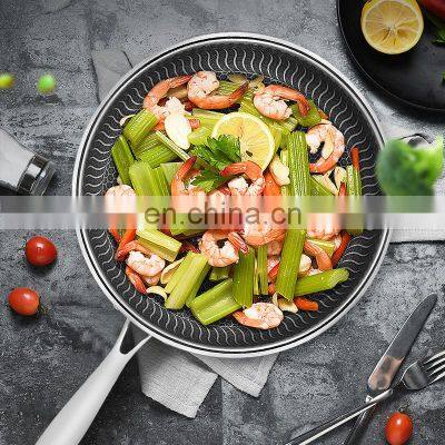 Household Omelette Frying Induction SS Deep Shape Non Stick Baking Cheese Round Cake Pan photo-4
