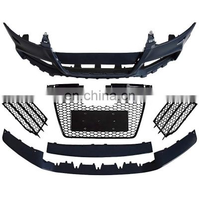 Front Bumper With grill For Audi TT High quality Car accessories Auto Body Kit for tuning parts PP Material 2008-2014