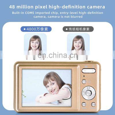 2022 New Arrival 2.7 Inch 48.0 Mega Pixels High Quality Digital Photo Camera for Children 1080P Compact Design Kids Mini Camera photo-4