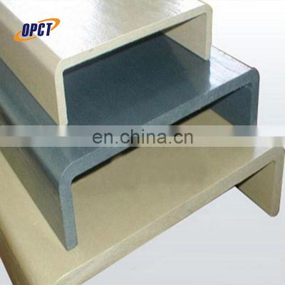 Fiberglass frp  u-beam U type channel pultruded process