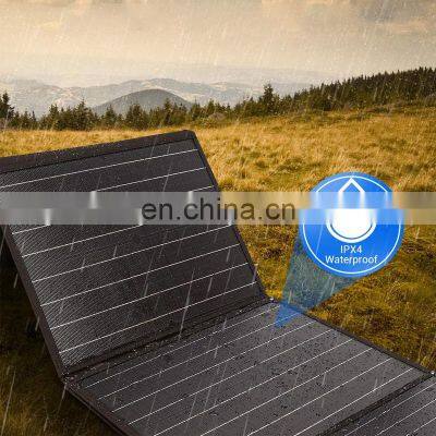 Foldable Solar Panel Hot Selling And High Efficiency Portable Solar Panel 100W Waterproof Folding Solar Panel photo-2