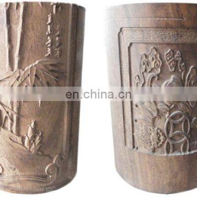 Cylindrical Products Processing Rotary Wood Milling Engraving Cyliner Machine With SKW-2000 Multi Working Heads photo-4