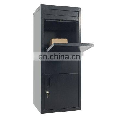 Package Drop Box for Secure Parcel and Mail Delivery, for Small and Medium Sized Packages