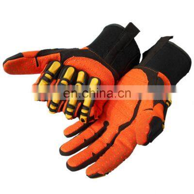 High Performance  Anti Impact Touchntuff TPR Protective Antislip Mechanic Work Safety Gloves