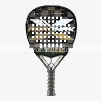 Custom 38mm Thickness Full Carbon Paddle/ 3K 12K 18K Padel Tennis Racket