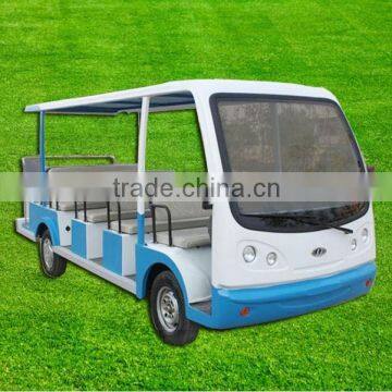 high power white four seats golf car FOR SIGHSEENTING