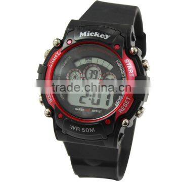 Popular Pink Children Kids Students Teenagers Lovely Sports Xmas Gift Hours Digital LED Wrist Hand Watches, Free & Drop Shipping photo-4