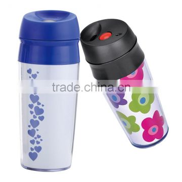 plastic thermal diy paper insert drawing travel mugs