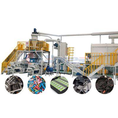 Full Automatic Waste Mobile Phone Cylindrical Lithium-ion Battery Recycling Production Line