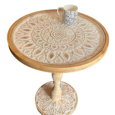 Old Round Coffee Table photo-4