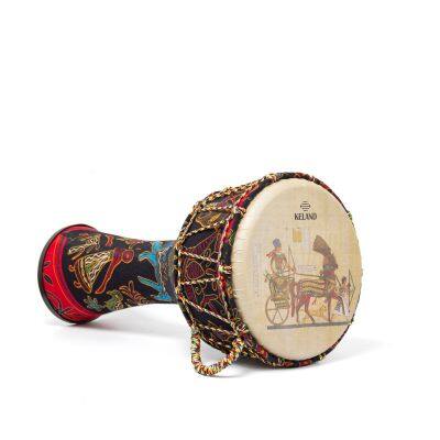 Factory Wholesale Hand Drum Percussion Morden Material Portable 50cm Height Djembe Drum photo-3