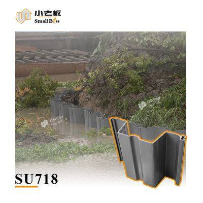 Vinyl Seawall Bulkheads Sheet Piles Long-Lasting FRP Composite PVC Sheet Piling Erosion Control Landscaping PVC Plastic Piles
