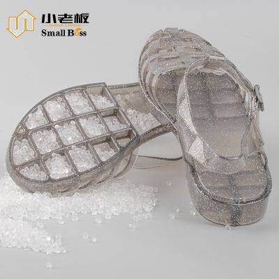 Virgin Crystal Transparent Soft PVC Granules Compound Colors Injection Low Price for Shoes Soles Rain Boots