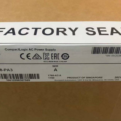 Em estoque, fonte de alimenta??o CompactLogix 1768-PA3 com entrada de 120/240VAC, 3.5A/24V DC 1768PA3
