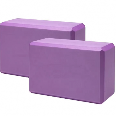 Customized Logo Yoga Blocks Pilates Bricks High Density EVA Foam Yoga Blocks