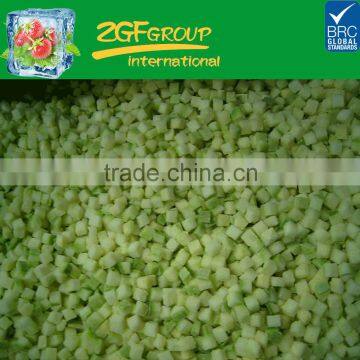 Chinese Origin IQF Diced Zucchini Grade A