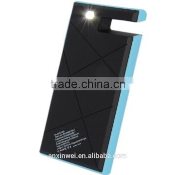 2015 New product Universal Mobile solar Power Bank8000mah solar charger for smartphone