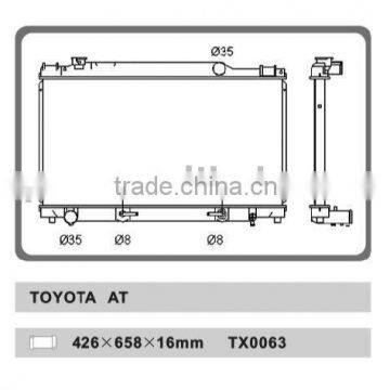 auto radiator for TOYOTA AT