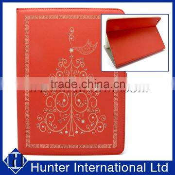 Red Color Printed Star Tree Tablet Case For iPad Mini