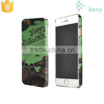 High quality 3D sublimation PC phone case for iphone 6 rubber case