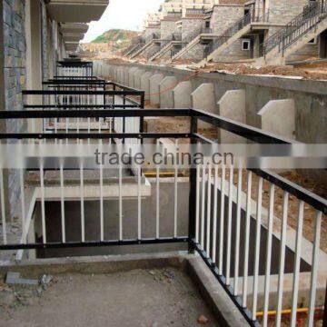 Galvanized steel balcony guardrail