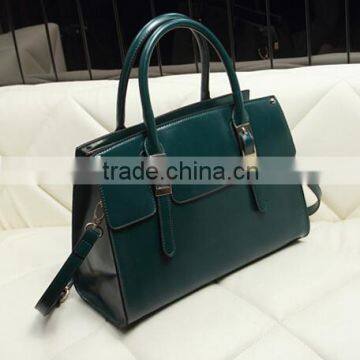 Black Designer Genuine Leather Ladies Handbag