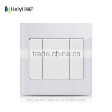 4 gang model switch socket, electrical wall switch 86 size