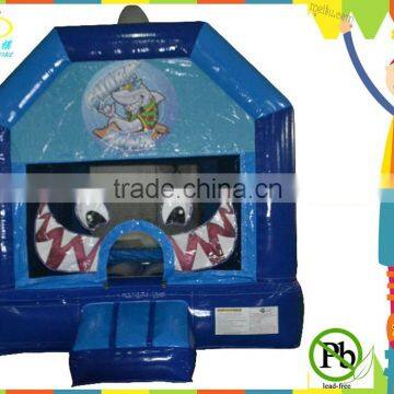 2014 newest china 0.55mm PVC cute popular inflatable bouncer for kids