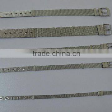 Fashional Stainless Steel Bracelets Can be Slided With Letters photo-3