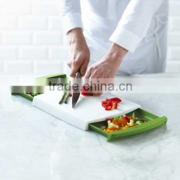 Plastic Chop and Clear Cutting Board drawers For Kitchen New products 2015