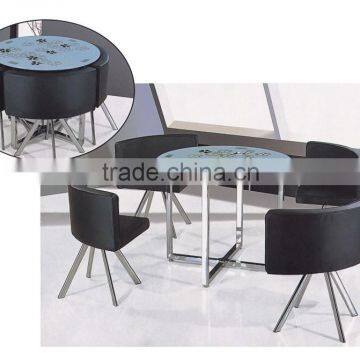 PU leather office chair and glass table price