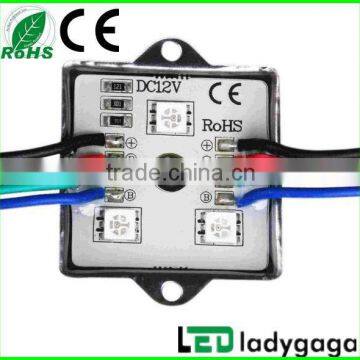 RGB Signs aluminium square 3pcs 5050 SMD LED RGB module,dc12v led module