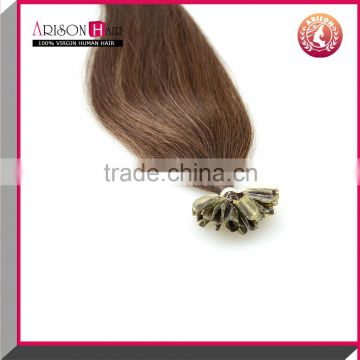 Hot Sellling Trade Assurance Supplier Top Quality pre bonded unprocessed peruvian hair