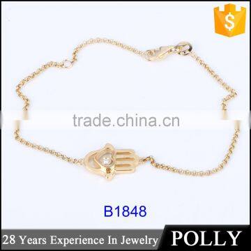 Factory Custom Fashion 925 Sterling Silver Bracelet and Bangle With AAA CZ Shine Plates photo-5