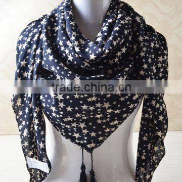 New Designs Printed Cotton Square Head Scarf