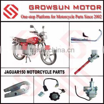 Jaguar150 Motorcycle Spare Parts, muffler, oil petcock, carburetor