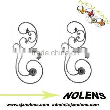 Decorative Rosettes Wrought Iron Components/Wrought Iron Staircase Railing Baluster Parts