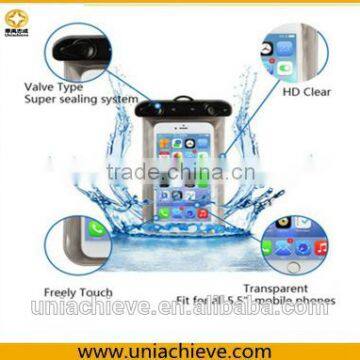 Case for IPhone 6/6 Plus Fashion Summer Mobile Phone PVC Waterproof Bag With Waist Belt and Lanyard Yellow photo-4