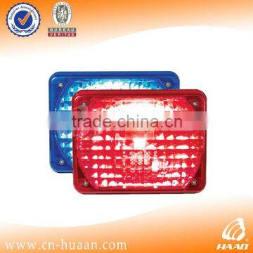 red blue warning led exterior light