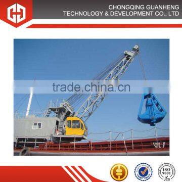 Electric Hydraulic Grab Crane on ship / vessel / boat