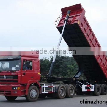 Low bed full trailer cimc 4 axle lowbed semi trailer