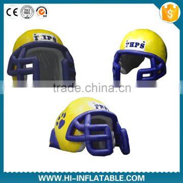 helmet inflatable tunnel/inflatable football tunnel/inflatable tunnel tent,football tent