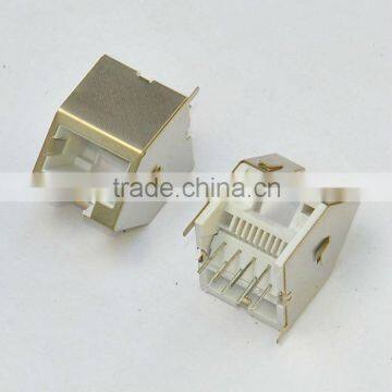 side entry RJ45 8P Modular PCB Jack