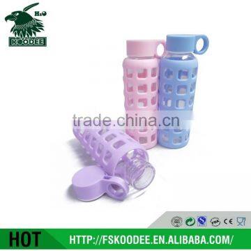 Made of High-quality Environmental Borosilicate Unique Glass Water Bottle With Silicion Sleeve photo-4
