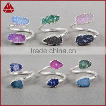 Fine Jewel !! Lapis Druzy Silver Ring, Silver Jewelry Manufacturer, China Fashion Silver Jewelry